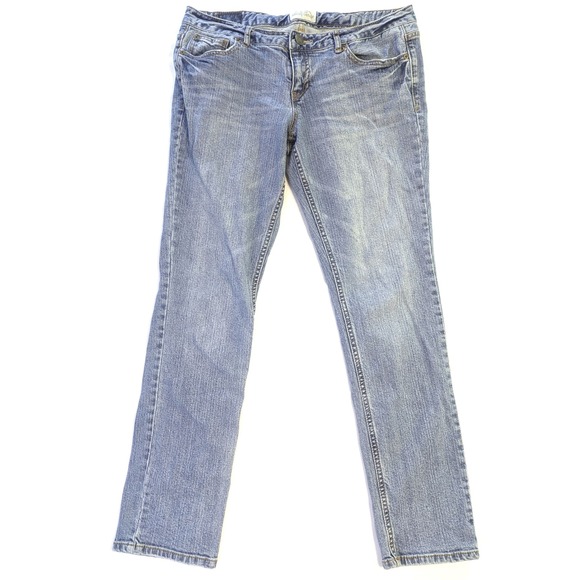Aeropostale Denim - Aeropostale Bayla Skinny Jeans Womens 9/10 Short Medium Wsh Denim Low Rise 32x30